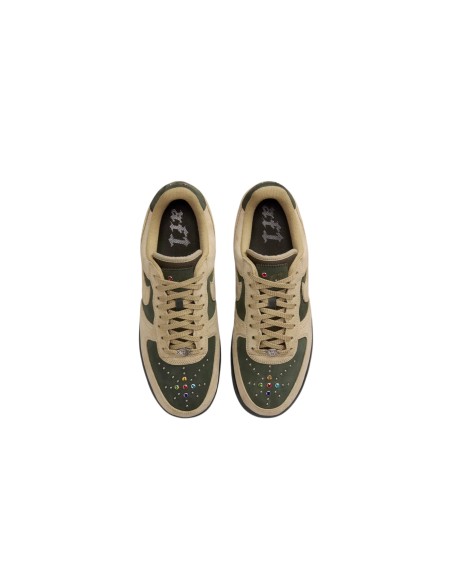 Air Force 1 verde con borchie