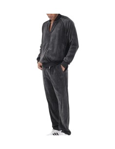 Tuta Adidas nera velluto 2