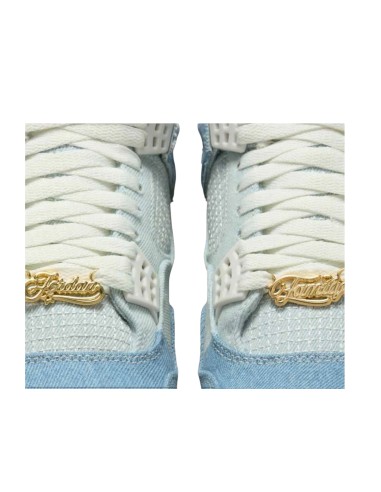 Jordan 4 Tex Denim worn blue