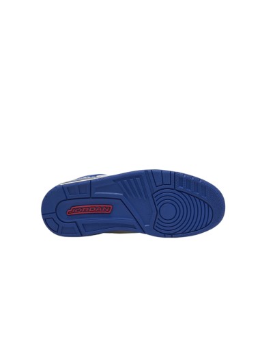 Jordan spizike low Bianca/blu