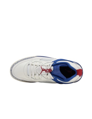 Jordan spizike low Bianca/blu