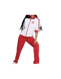 Tuta Adidas rossa e bianca