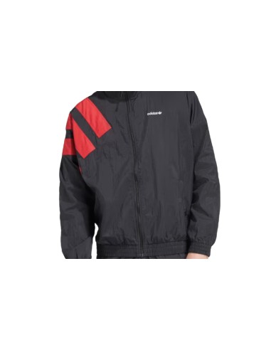 Tuta Adidas nera e rossa