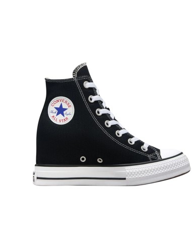 Converse nera con zeppa
