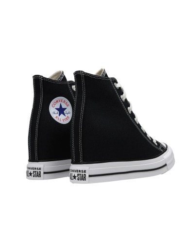 Converse nera con zeppa
