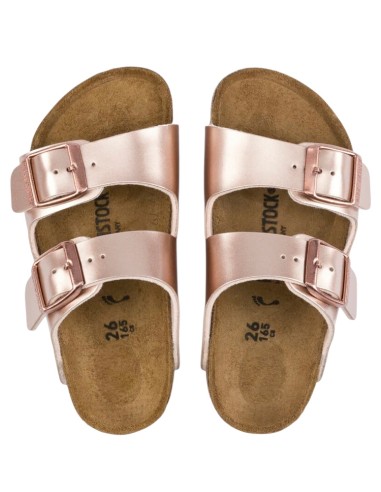 Birkenstock metallic rose